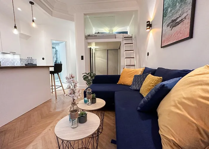 شقة Clemenceau - Central, Calme, Cosy, Moderne نيس